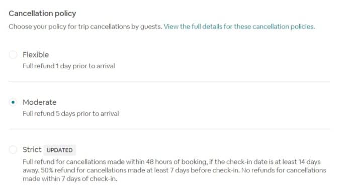 travel insurance cover airbnb cancellation